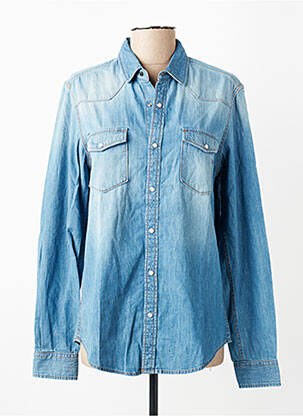 Chemisier coupe cintrée manches longues bleu SALSA femme