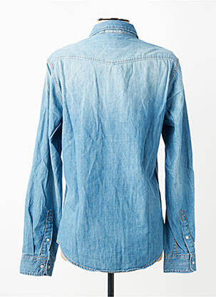 Chemisier coupe cintrée manches longues bleu SALSA femme