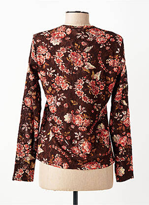 T-shirt manches longues manches longues marron PAUPORTÉ femme