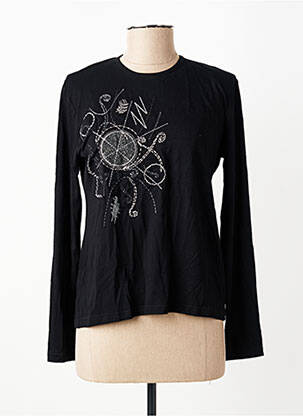 T-shirt manches longues manches longues noir PAUPORTÉ femme