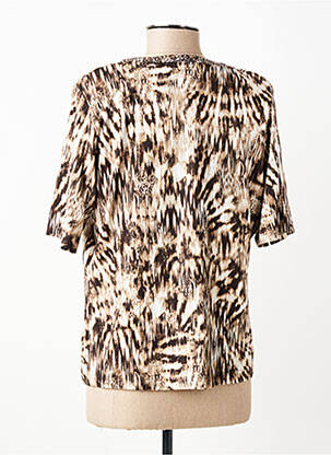 Twin-set imprimé fantaisie marron RABE femme