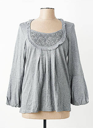 T-shirt manches longues manches longues gris ESCORPION femme