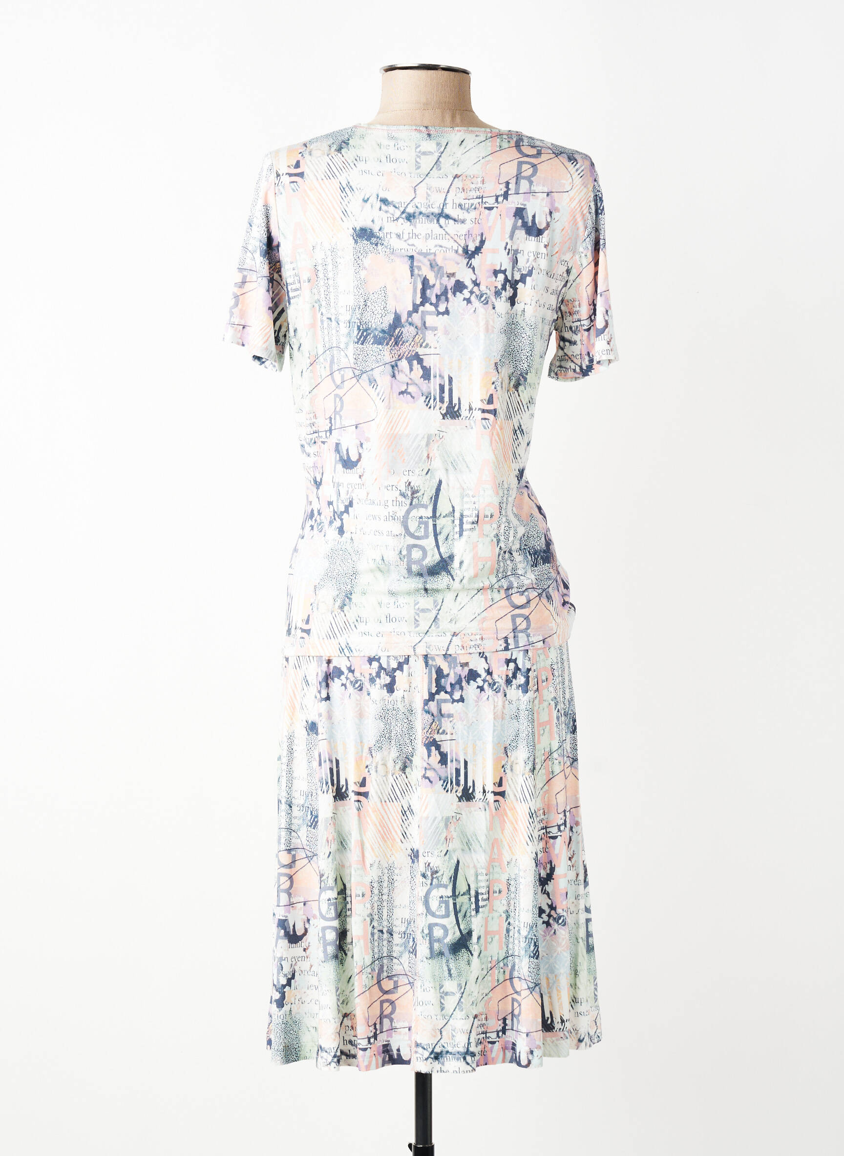 Ensemble jupe coupe cintrée vert PAUPORTÉ femme