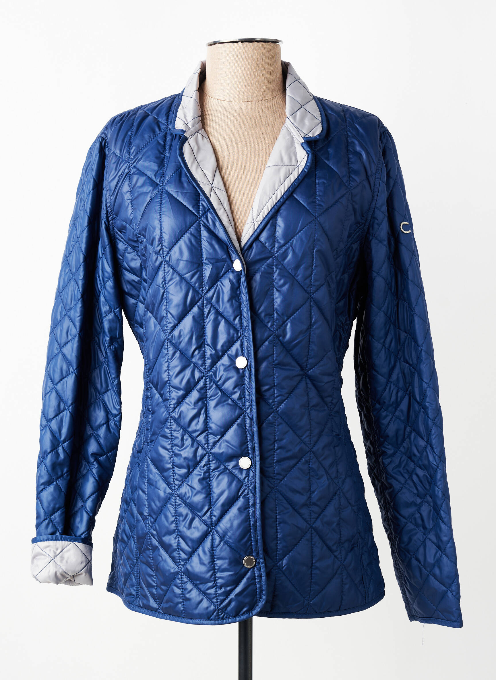 Doudoune manches longues sans capuche bleu clair CANASPORT femme