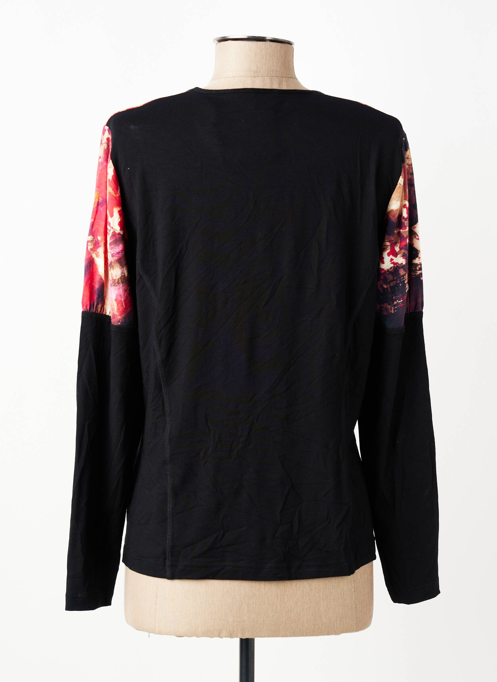 T-shirt manches longues manches longues noir PAUPORTÉ femme