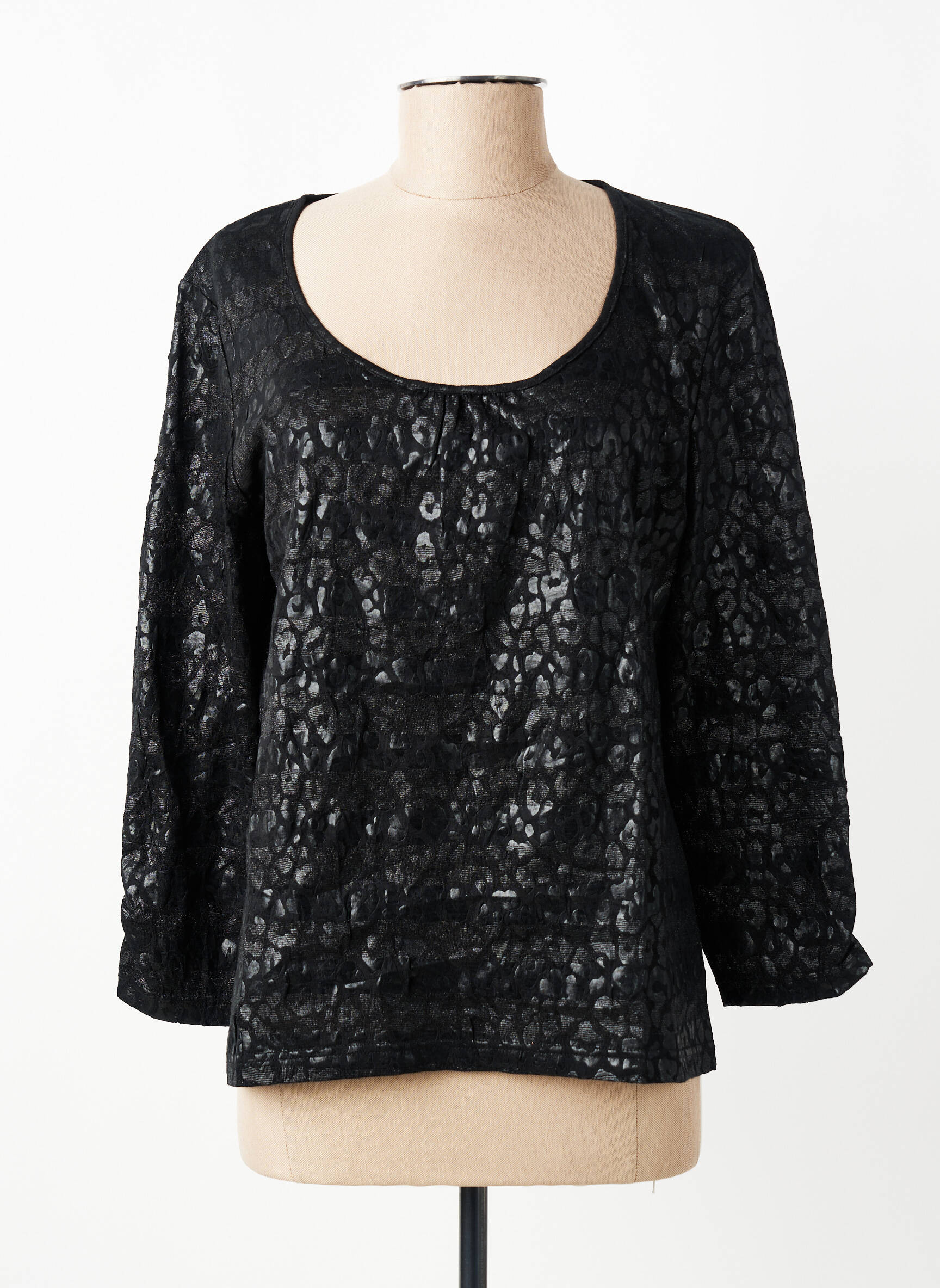 T-shirt manches longues manches longues noir PAUPORTÉ femme
