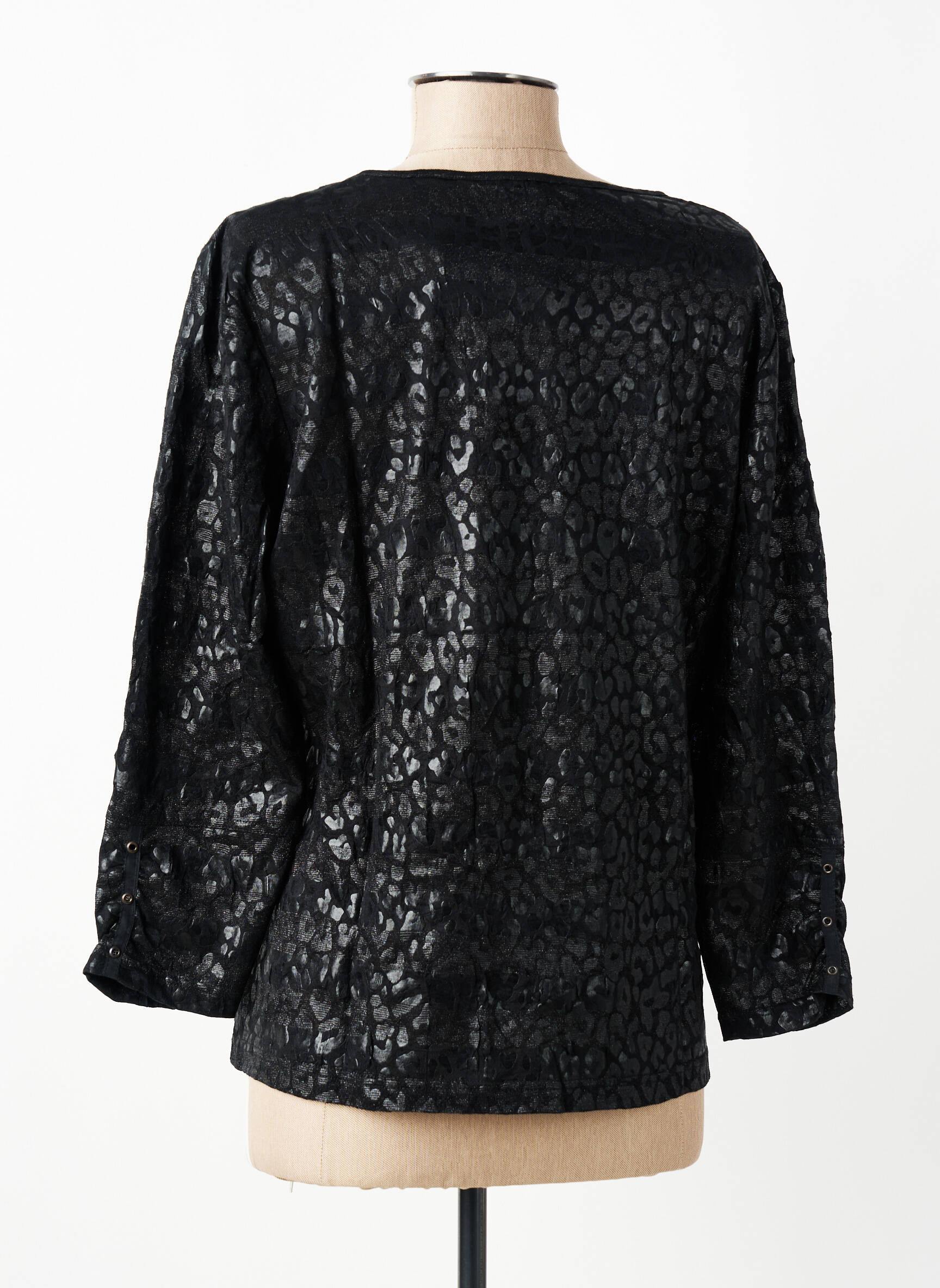 T-shirt manches longues manches longues noir PAUPORTÉ femme