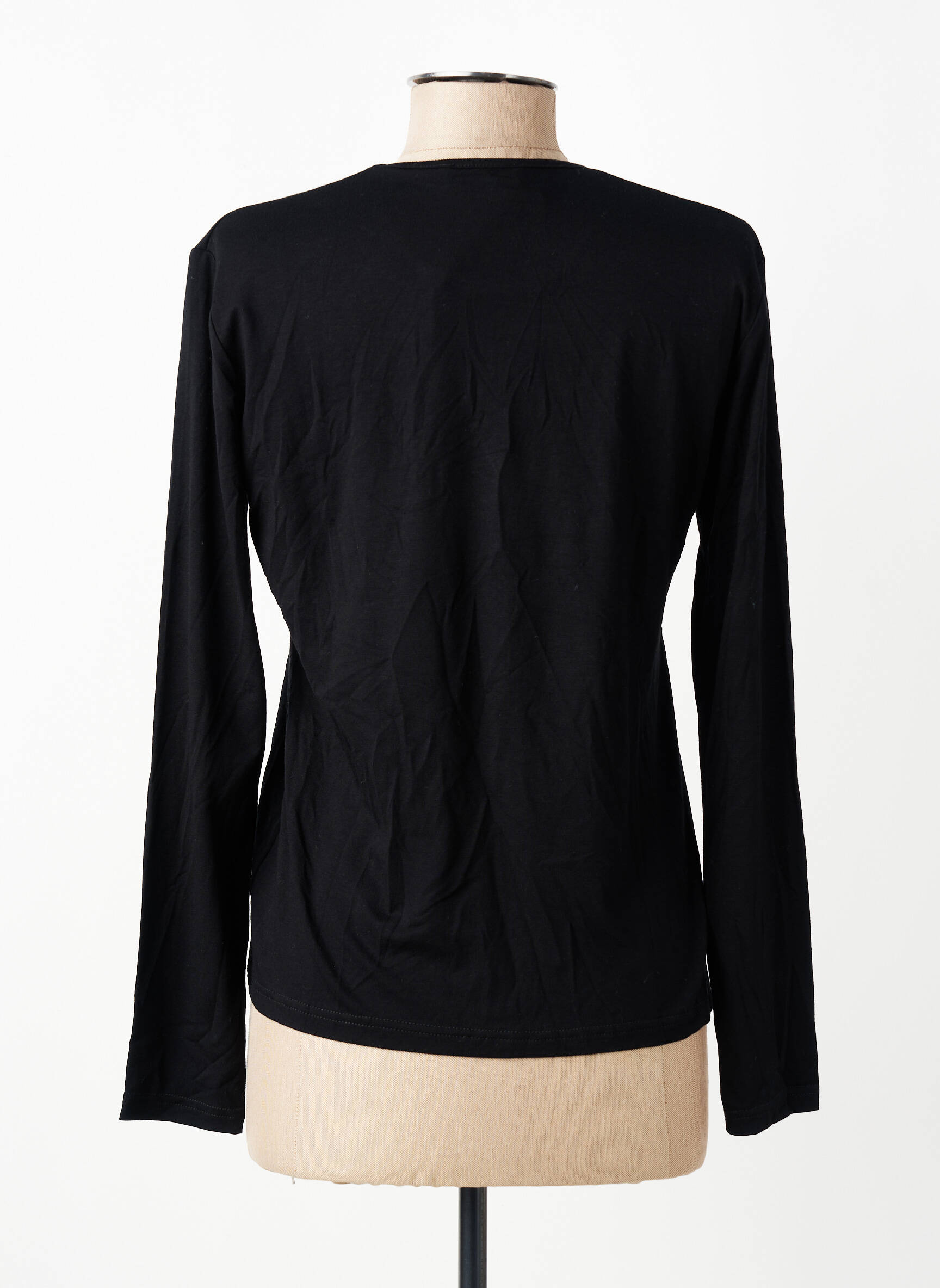 T-shirt manches longues manches longues noir PAUPORTÉ femme