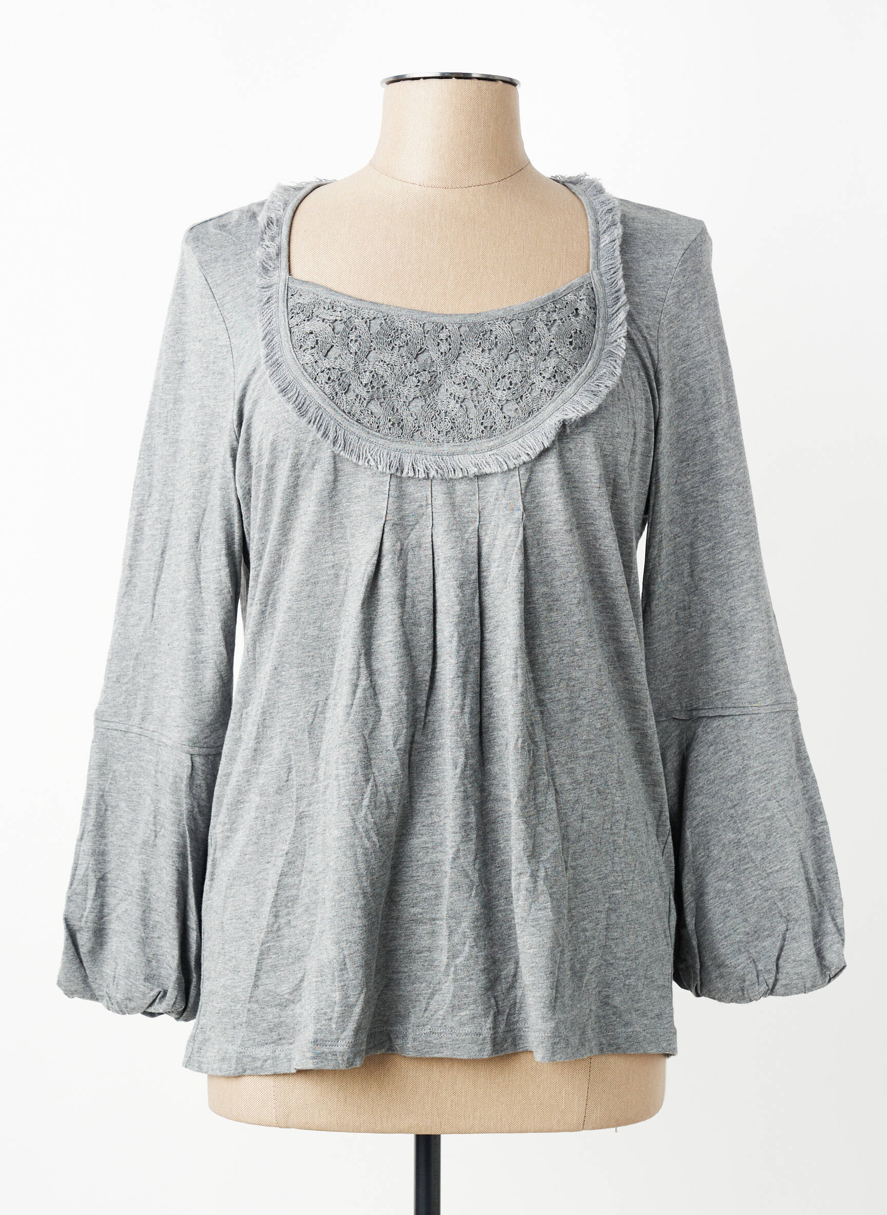 T-shirt manches longues manches longues gris ESCORPION femme