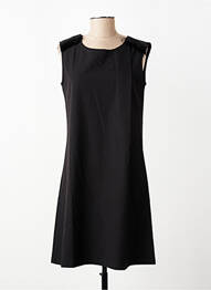 Robe courte sans manche sans manche noir SEMIOLOGY femme