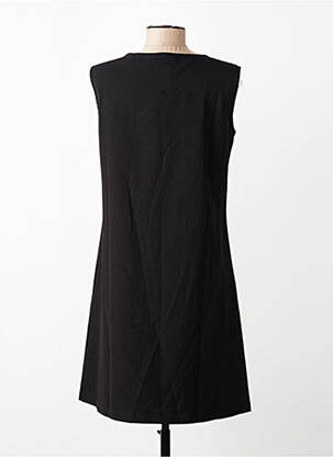 Robe courte sans manche sans manche noir SEMIOLOGY femme