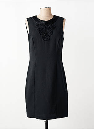Robe courte sans manche sans manche noir YESSICA femme