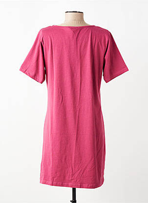 Robe courte manches courtes manches courtes rose M.X.O femme