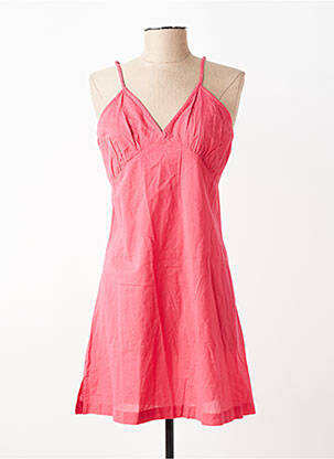 Robe courte coupe cintrée fines bretelles rouge CHICOSOLEIL femme