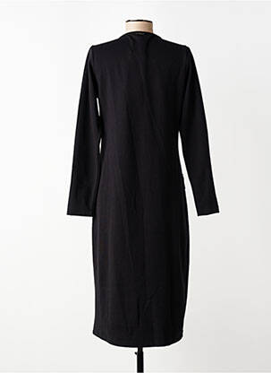 Robe mi-longue manches longues manches longues noir AGATHE & LOUISE femme