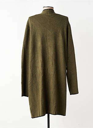 Gilet manches longues stretch vert MARINELLO femme