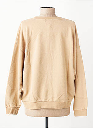 Sweat-shirt sérigraphie manches longues beige FRENCH DISORDER femme