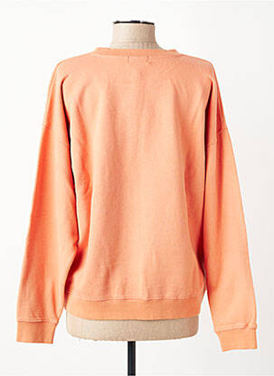 Sweat-shirt sérigraphie manches longues orange FRENCH DISORDER femme