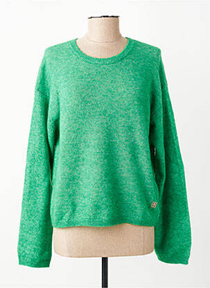 Pull coupe droite manches longues vert MOS MOSH femme