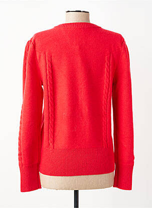 Pull coupe droite manches longues rouge ADORE femme
