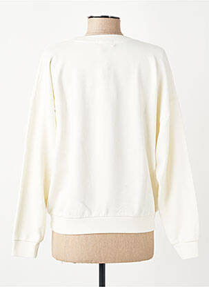 Sweat-shirt broderie manches longues beige FRENCH DISORDER femme
