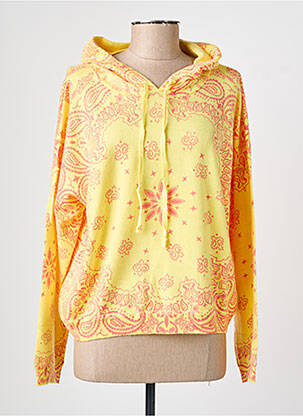 Pull stretch manches longues jaune ADORE femme