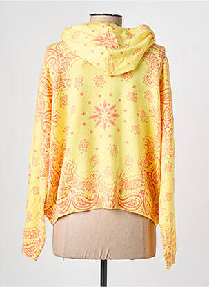 Pull stretch manches longues jaune ADORE femme