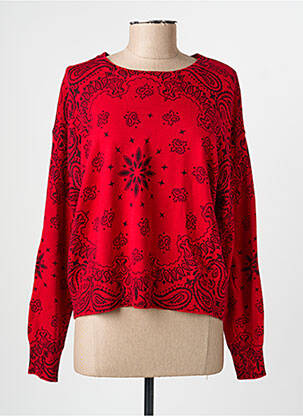 Pull stretch manches longues rouge ADORE femme