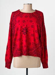 Pull stretch manches longues rouge ADORE femme