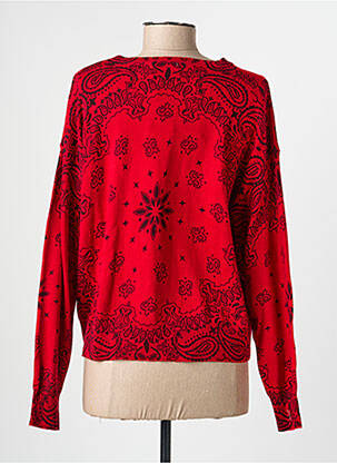 Pull stretch manches longues rouge ADORE femme