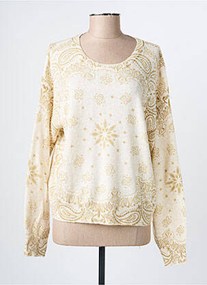 Pull stretch manches longues beige ADORE femme