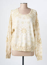 Pull stretch manches longues beige ADORE femme