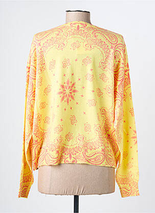 Pull stretch manches longues jaune ADORE femme