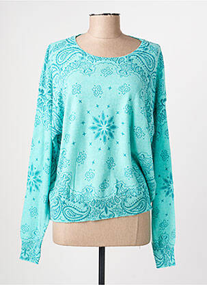 Pull stretch manches longues bleu ADORE femme