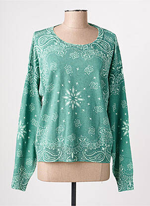 Pull stretch manches longues vert ADORE femme