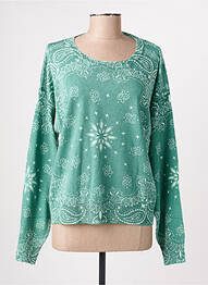 Pull stretch manches longues vert ADORE femme