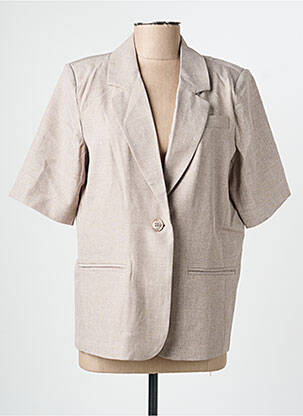 Blazer poches beige ONLY femme