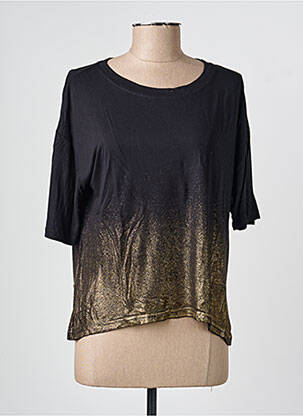 T-shirt stretch manches courtes or NINE TEES femme