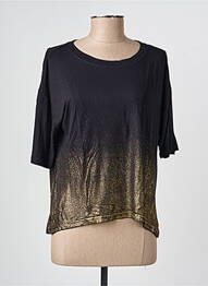 T-shirt stretch manches courtes or NINE TEES femme