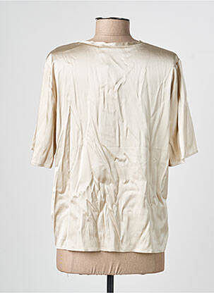 Top coupe fluide manches courtes beige MOS MOSH femme