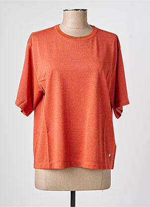 Top coupe fluide manches courtes orange MOS MOSH femme