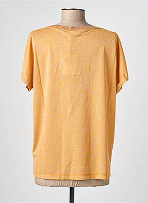 Top stretch manches courtes jaune MOS MOSH femme