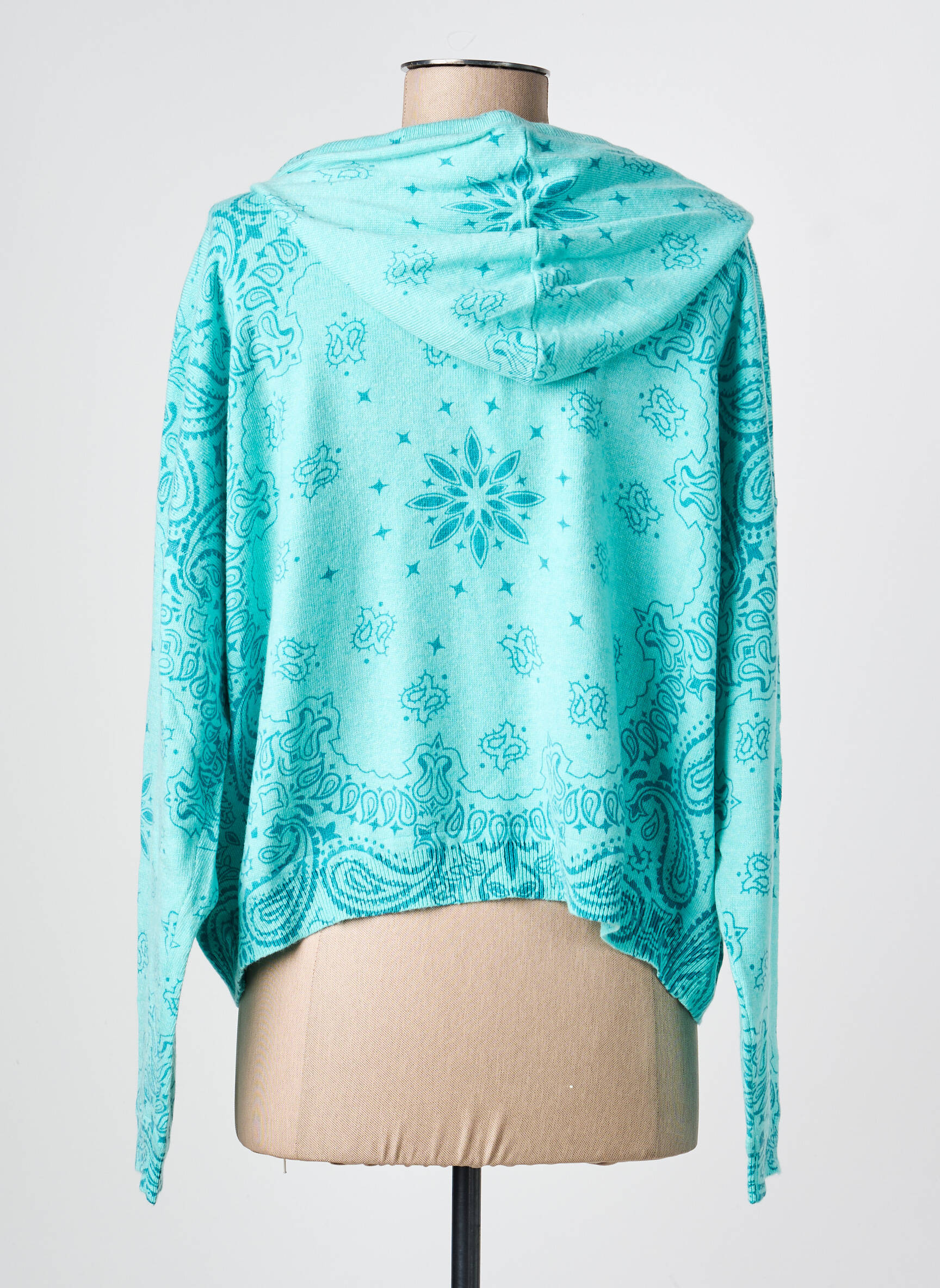 Pull stretch manches longues bleu ADORE femme