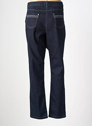 Jeans coupe slim tissage brut taille normale bleu CHRISTINE LAURE femme