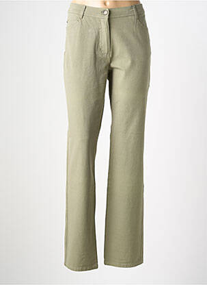 Jeans coupe slim taille normale taille normale vert OLSEN femme