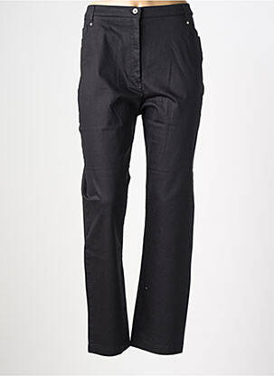 Jeans coupe slim taille normale taille normale noir CHRISTINE LAURE femme