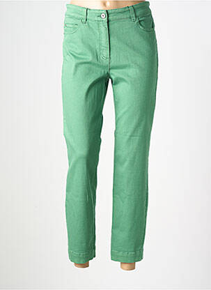 Jeans coupe slim stretch taille normale vert OLSEN femme