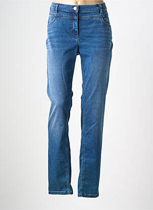 Jeans coupe slim stretch taille normale bleu TONI femme