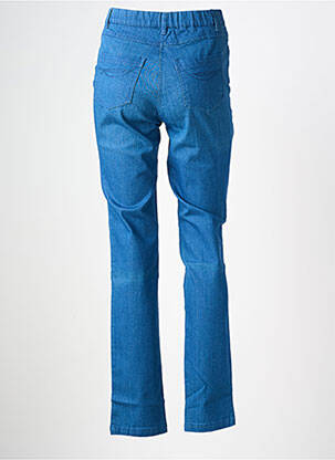 Jeans coupe slim stretch taille haute bleu KARTING femme