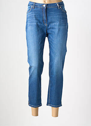 Jeans coupe slim stretch taille normale bleu TONI femme